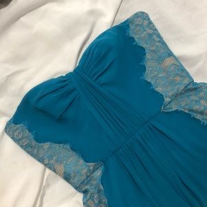 BGBG Turquoise Strapless Size 0